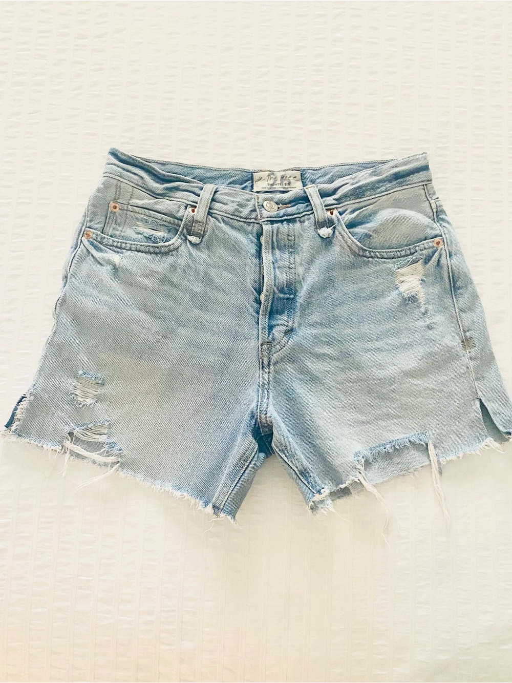 Free People We The Free Makai Cutoff Denim Shorts Size 26